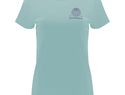 Capri koszulka damska z krótkim rękawem, washed blue
