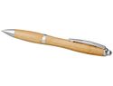 Bambusowy długopis Nash, piasek pustyni / srebrny