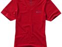 Damski T-shirt organiczny Kawartha z krótkim rękawem, czerwony