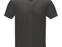 Męski T-shirt organiczny Kawartha z krótkim rękawem, szary sztormowy