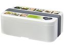 MIYO Renew jednoczęściowy lunchbox, kość słoniowa / szary
