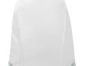 Plecak Oriole ściągany sznurkiem z kolorowymi rogami, biały / zielony