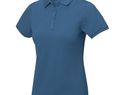 Damskie polo Calgary z krótkim rękawem, tech blue