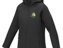 Notus damska ocieplana kurtka softshell, czarny