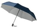 Automatyczny parasol składany 21,5" Alex, granatowy / srebrny