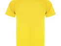 Montecarlo sportowa koszulka dziecięca z krótkim rękawem, żółty