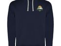 Urban męska bluza z kapturem, navy blue / marl grey