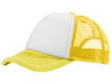 Czapka 5-panelowa Trucker, żółty / biały