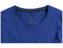 Ponoka long sleeve women's organic t-shirt, niebieski