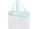 Torba Hampton, powder blue / przezroczysty bezbarwny