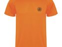 Montecarlo sportowa koszulka dziecięca z krótkim rękawem, fluor orange