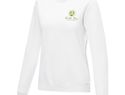 Jasper women’s organic recycled crewneck sweater, biały