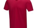 Męski T-shirt organiczny Kawartha z krótkim rękawem, czerwony