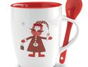 CLAUS - Kubek z łyżeczką 250ml