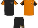 Juve zestaw sportowy unisex, pomarańczowy / czarny
