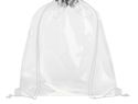 Plecak Lancaster premium, biały / przezroczysty bezbarwny