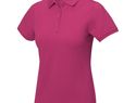 Damskie polo Calgary z krótkim rękawem, magenta