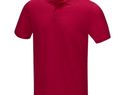 Męska organiczna koszulka polo Graphite, czerwony