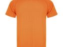 Montecarlo sportowa koszulka dziecięca z krótkim rękawem, fluor orange