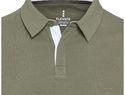 Clyde bluza polo do rugby unisex, zielony