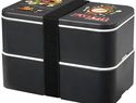 MIYO Renew dwuczęściowy lunchbox, gratnitowy / gratnitowy / czarny