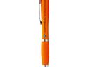 Długopis z kolorowym korpusem i uchwytem Nash, pomarańczowy