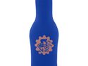 Uchwyt na butelkę z neoprenu z recyklingu Fris, błękit królewski