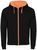 Czarny / fluor orange