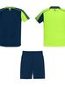 Fluor green / navy blue