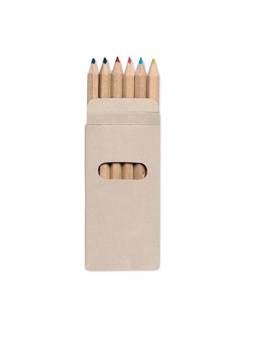 ABIGAIL - 6 kolorowych ołówków