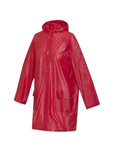 Ada płaszcz przeciwdeszczowy, czerwony
