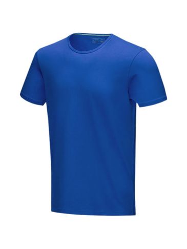 Balfour short sleeve men's organic t-shirt, niebieski