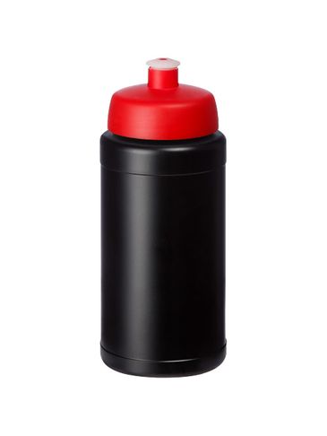 Baseline 500 ml butelka sportowa z recyklingu, czerwony