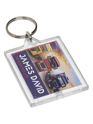 Brelok Kailee E1, przezroczysty bezbarwny