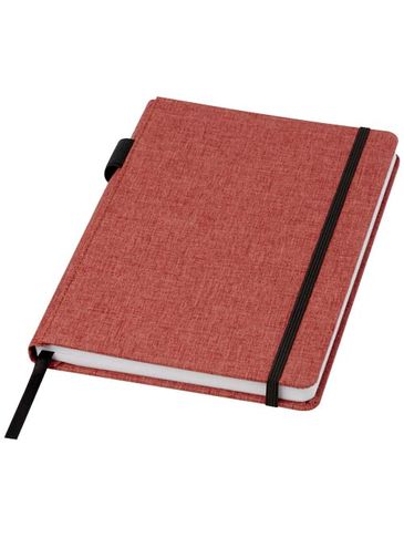 Notatnik Orin w formacie A5 z PET z recyclingu, brick