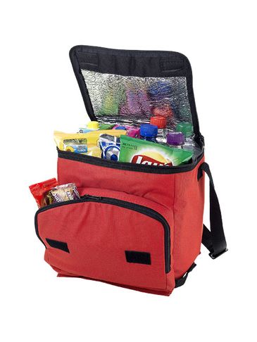 Składana torba termoizolacyjna Stockholm, czerwony