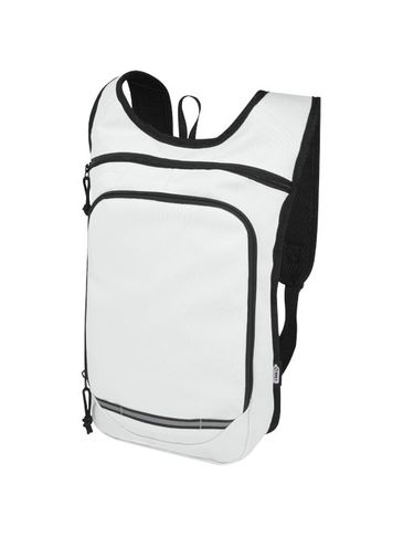 Trails plecak outdorowy, certyfikat GRS, tworzywo RPET, 6,5 l, biały