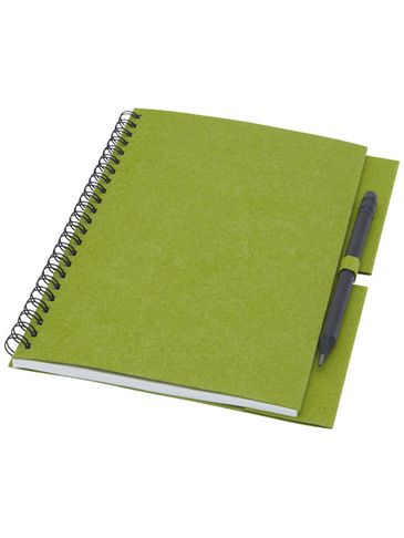 Kołozeszyt Luciano Eco z ołówkiem – średni, zielony