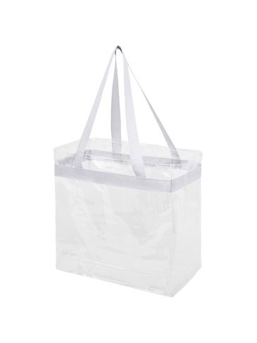 Torba Hampton, biały / przezroczysty bezbarwny