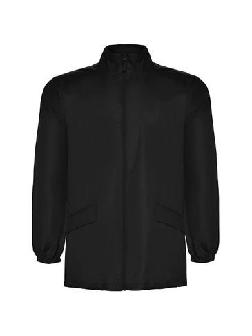 Escocia lekka kurtka przeciwdeszczowa unisex, czarny