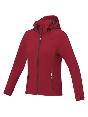 Damska kurtka softshell Langley, czerwony