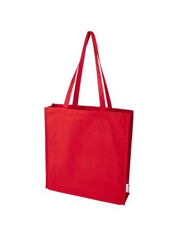 Florida torba na zakupy 270 g/m² z dnem 14L, czerwony