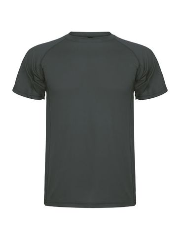 Montecarlo sportowa koszulka dziecięca z krótkim rękawem, dark lead