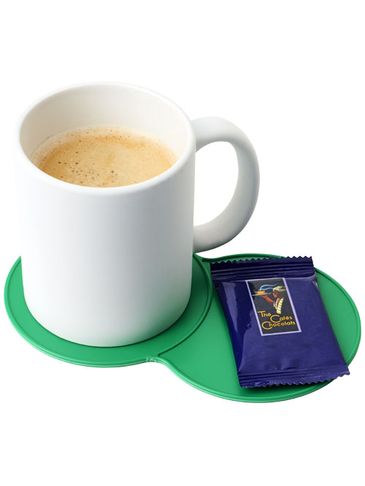 Podkładka podwójna wykonana z tworzywa sztucznego Sidekick, zielony