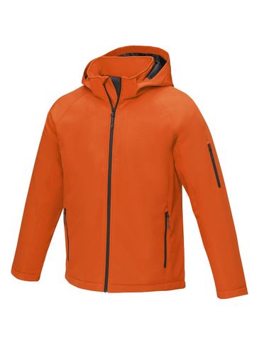 Notus męska ocieplana kurtka softshell, pomarańczowy