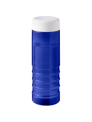 H2O Active® Eco Treble 750 ml screw cap water bottle , niebieski / biały