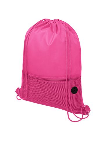 Siateczkowy plecak Oriole ściągany sznurkiem, magenta