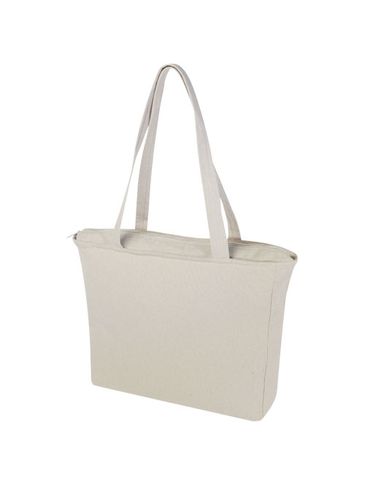 Weekender torba na zakupy z materiału z recyklingu o gramaturze 500 g/m², oatmeal