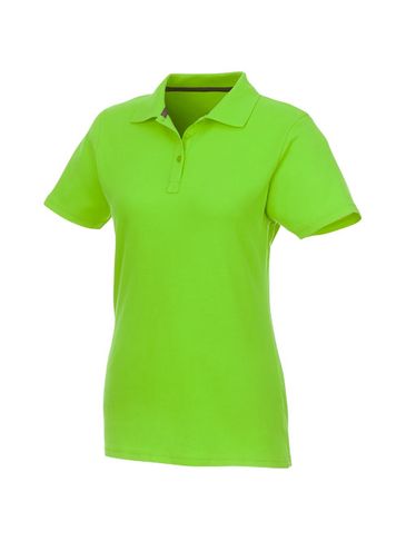 Helios - koszulka damska polo z krótkim rękawem, zielone jabłuszko