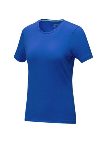 Damski organiczny t-shirt Balfour, niebieski